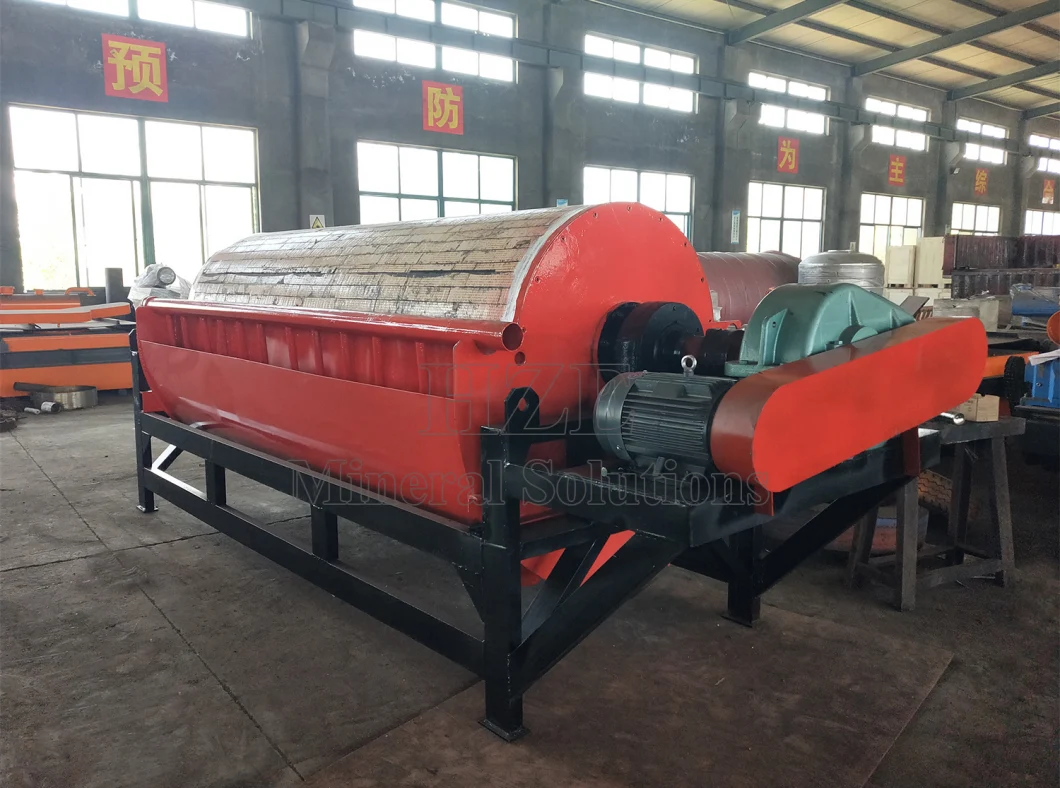 Iron Ming Equipment Wet Drum Permanent Magnetic Separator for Preconcentration
